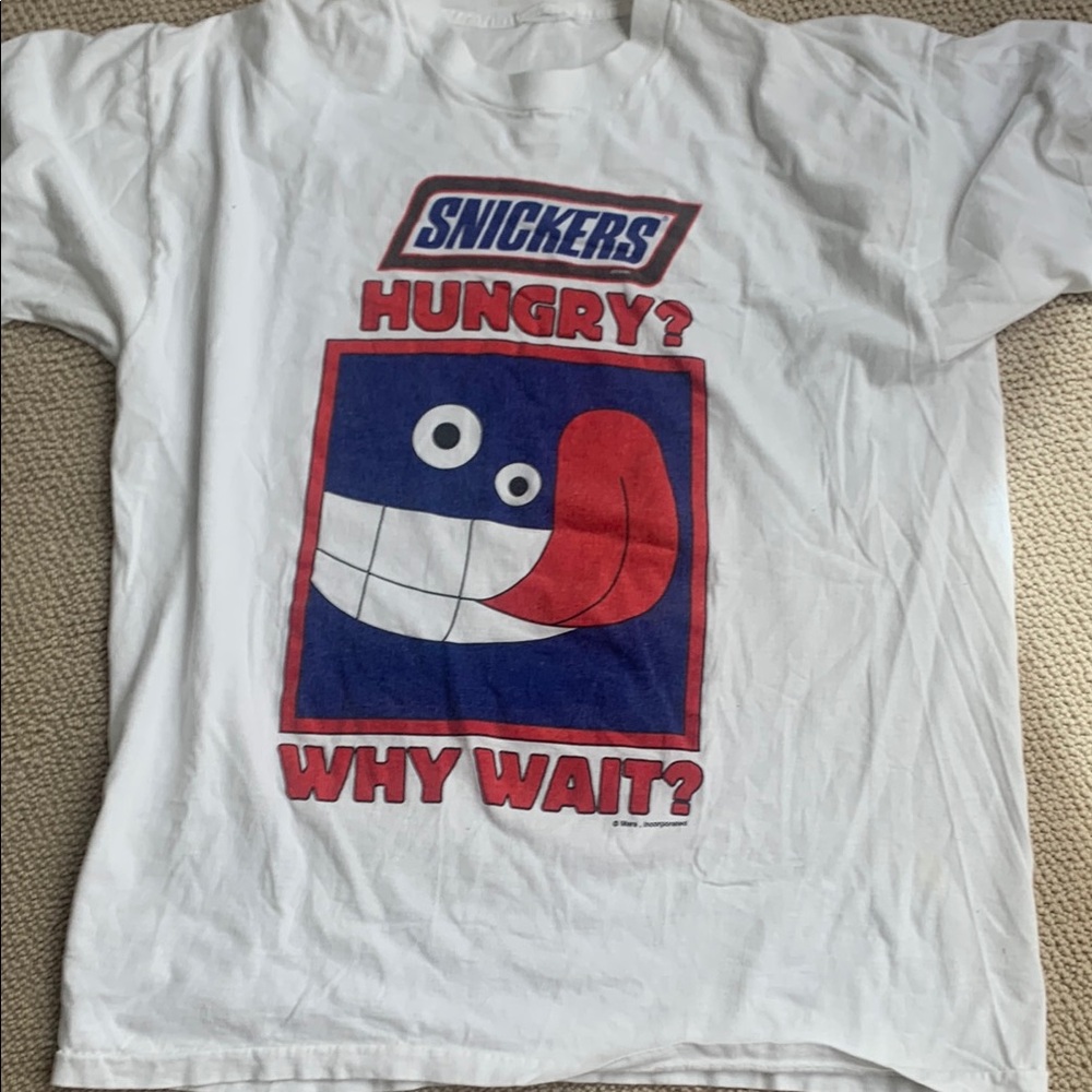 Snickers shirt from the 90s